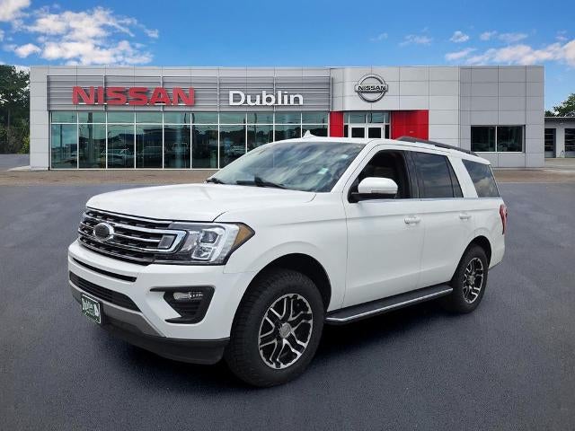 2021 Ford Expedition XLT 4x2 in Star White Metallic Tri-Coat — front three-quarter view