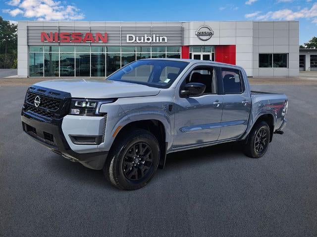 2026 Nissan Frontier Crew Cab SV in Boulder Gray Pearl — front three-quarter view