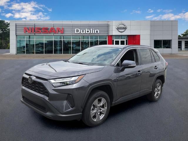 2024 Toyota RAV4 XLE FWD (GS) in Magnetic Gray Metallic — front three-quarter view
