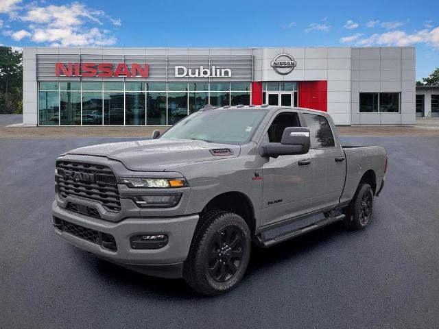 2026 RAM 3500 Big Horn 4x4 Crew Cab 6'4" Box in Ceramic Gray Clearcoat — front three-quarter view