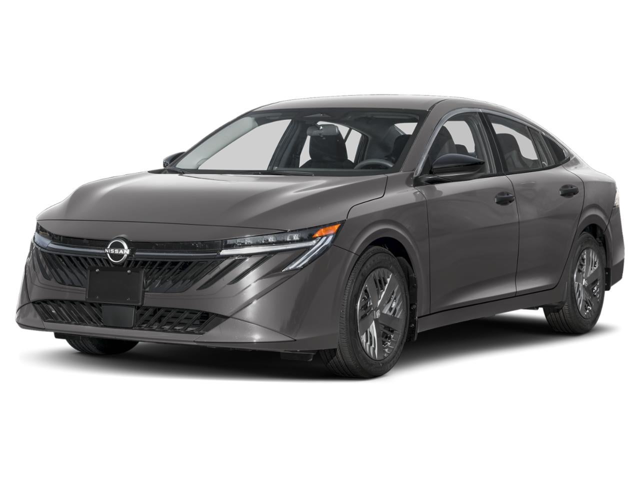 2026 Nissan Sentra S in Gun Metallic — front three-quarter view