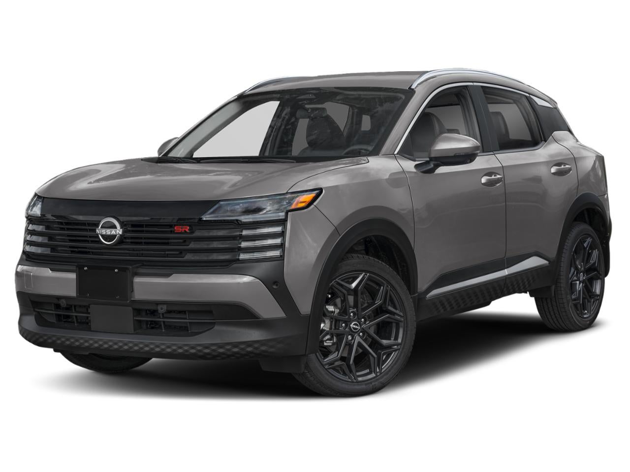 2026 Nissan Kicks SR in Gun Metallic — front three-quarter view