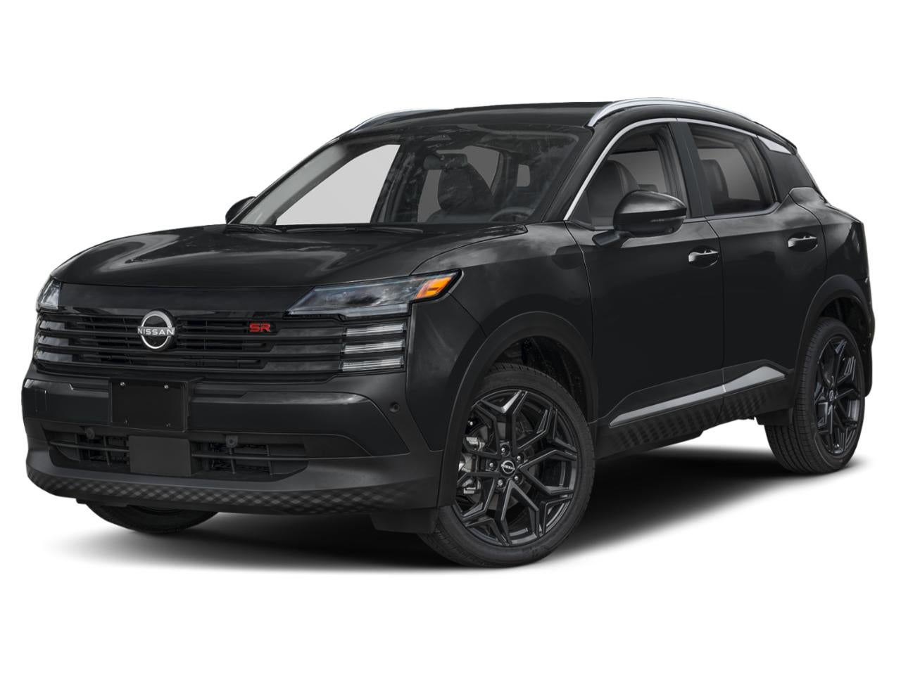 2026 Nissan Kicks SR in Super Black — front three-quarter view