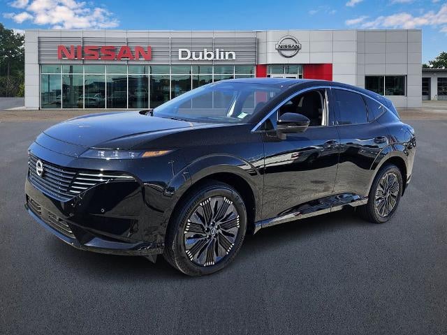 2026 Nissan Murano Platinum in Super Black — front three-quarter view
