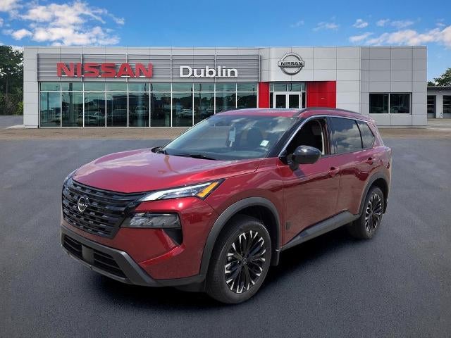 2026 Nissan Rogue Dark Armor in Scarlet Ember Tintcoat — front three-quarter view