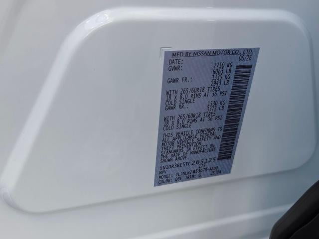 2026 Nissan Pathfinder — interior view