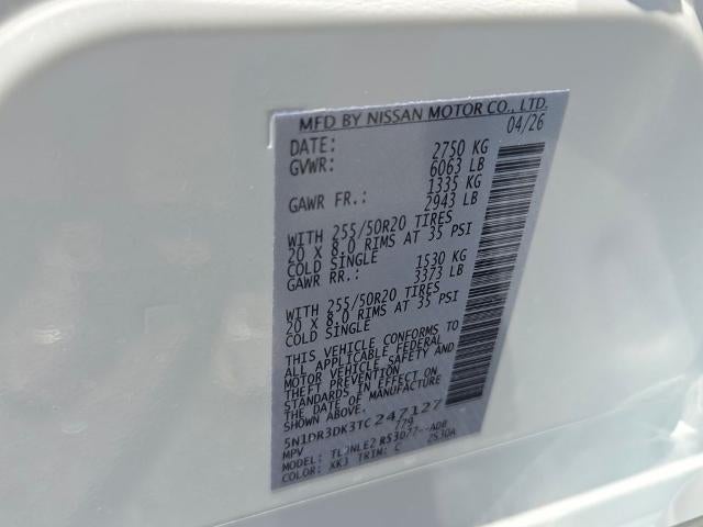 2026 Nissan Pathfinder — interior view